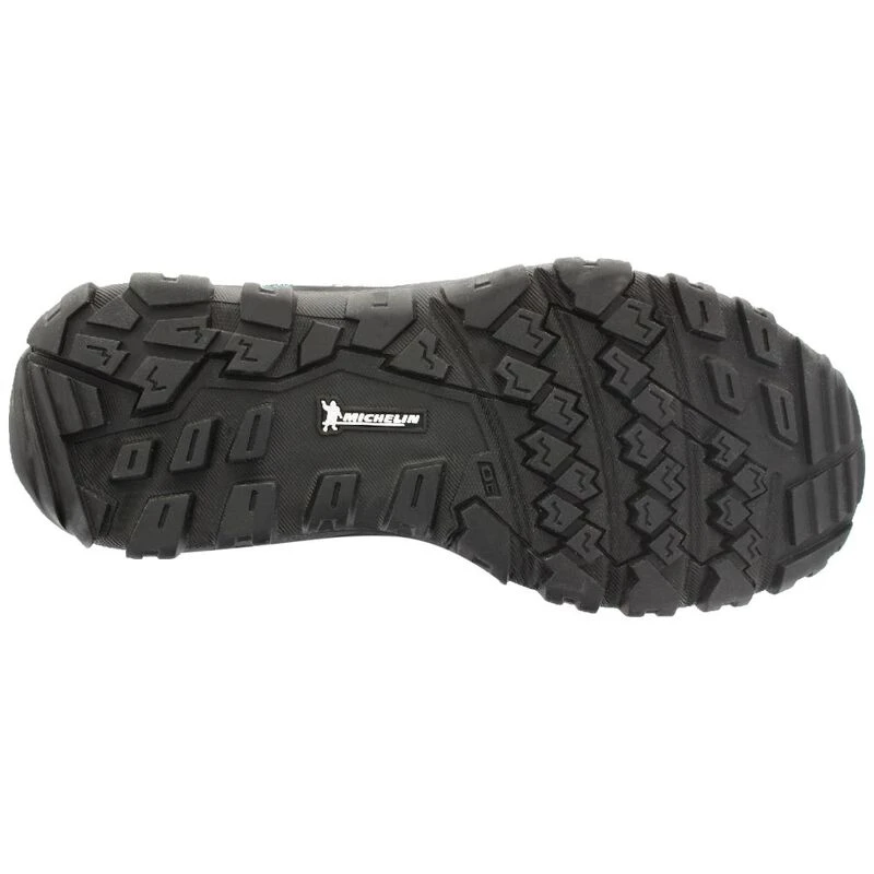 Hi Tec Womens Ox Belmont Low I Waterproof Shoes Charcoal Tile Blue