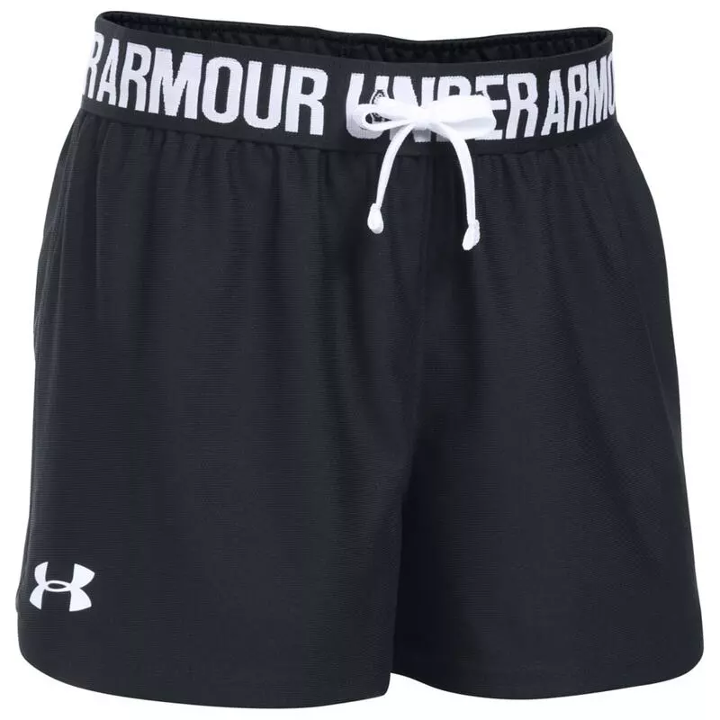 Under Armour Girls Play Up 2.0 Shorts (Black)