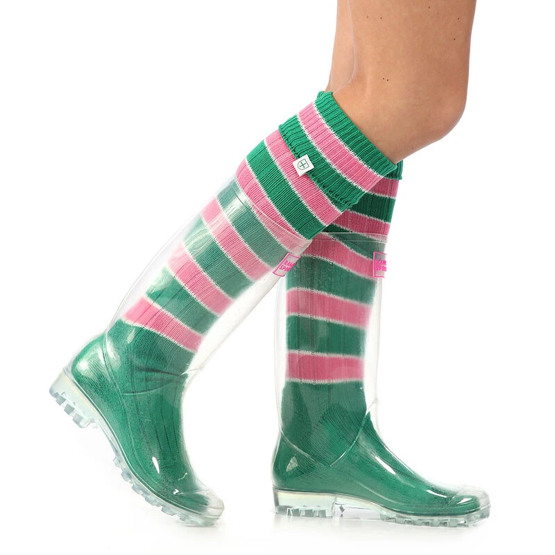 Rampant Sporting Womens See Through Classic Wellies Transparent Sp