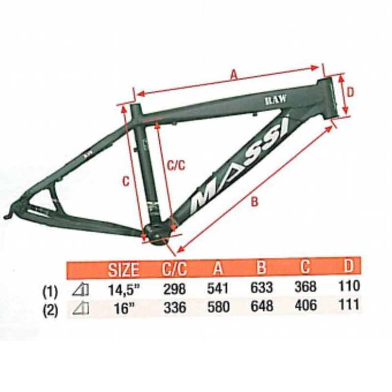 Bicicleta massi raw online