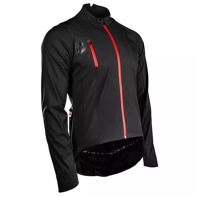 Rivelo Mens Garsdale Softshell Jacket (Black/Red) | Sportpursuit.com