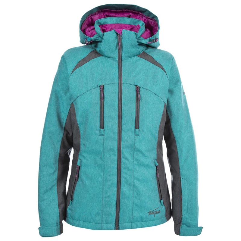 Trespass Womens Roxanne Ski Jacket Jade Sportpursuit
