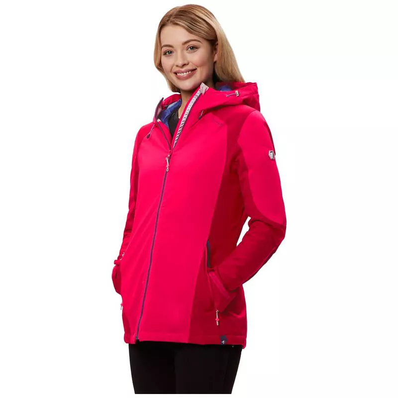 Regatta Womens Corvelle Waterproof Insulated Jacket Duchess Dark Ceri