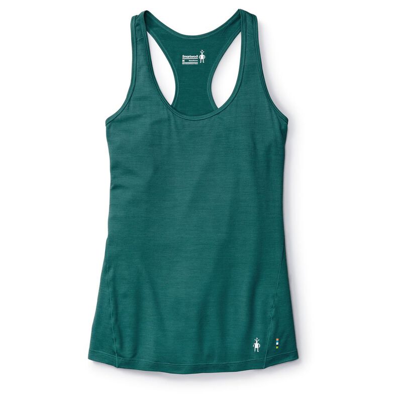 Smartwool Womens Merino 150 Baselayer Pattern Tank Top Jungle Green