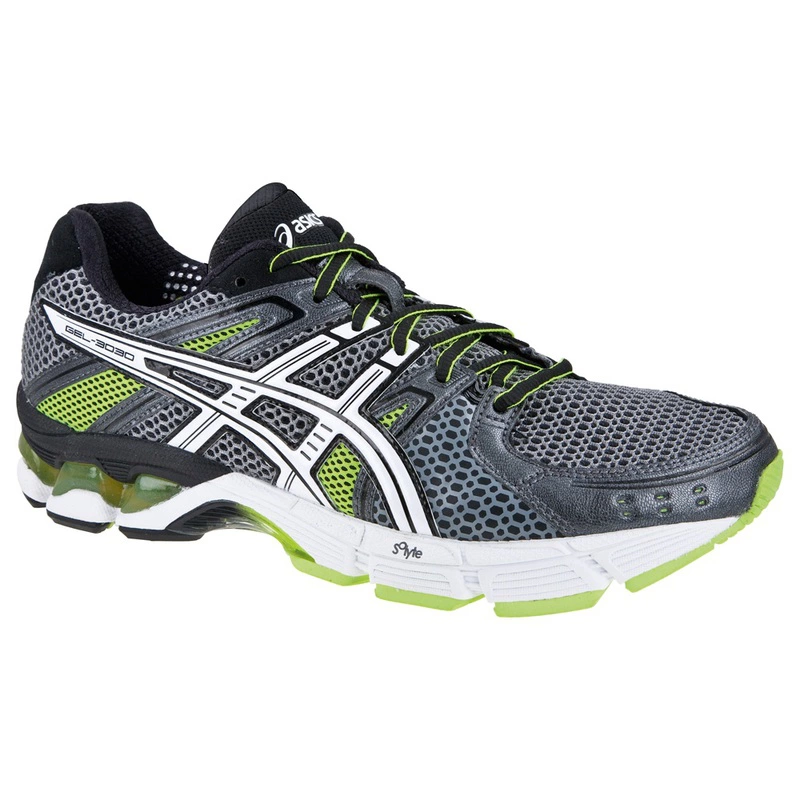 Asics Mens Gel 3030 Titanium White Neon Yellow