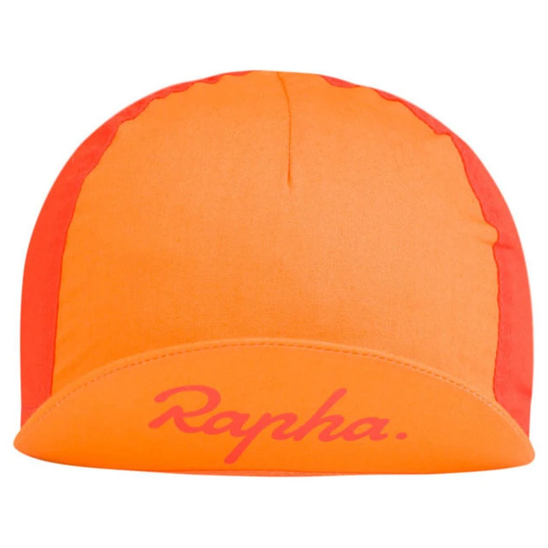 Rapha Tricolour Cap Bright Orange Red Sportpursuit