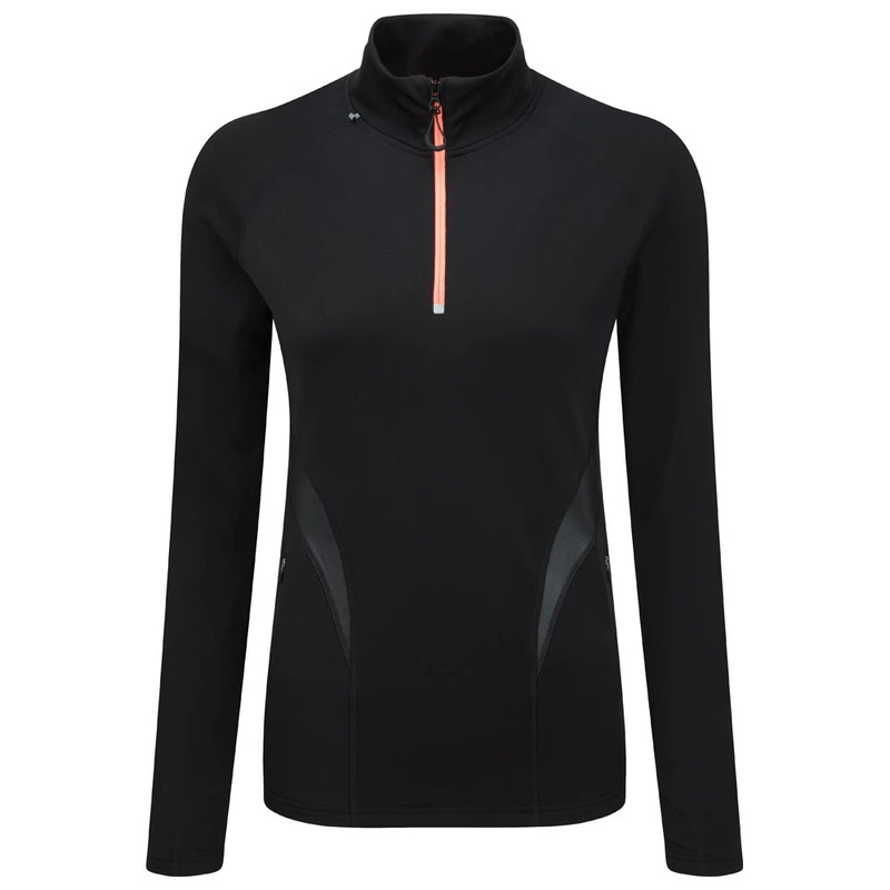 thermal black long sleeve top