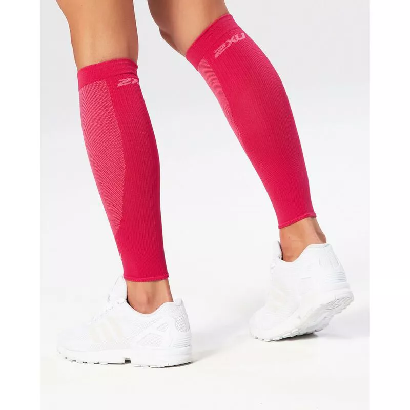 2XU X Compression Calf Sleeves for Lower Leg Pink / Sz Small