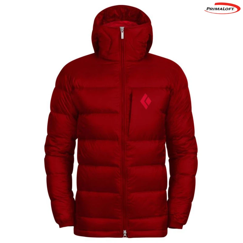 Black Diamond Mens Cold Forge Parka Deep Torch Sportpursuit