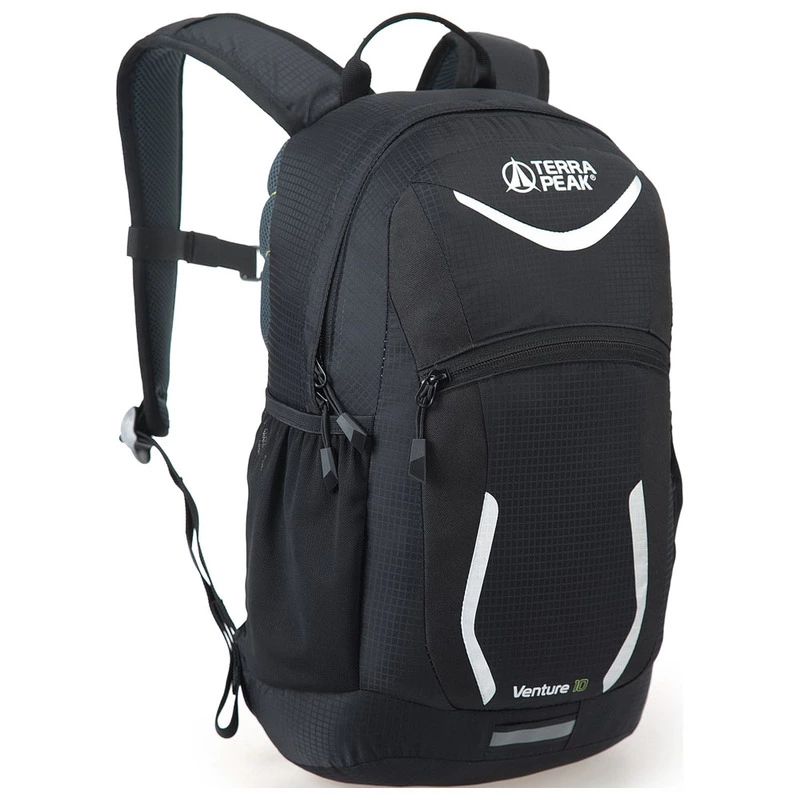 Terra Peak Venture 12 Rucksack Black Lime Sportpursuit