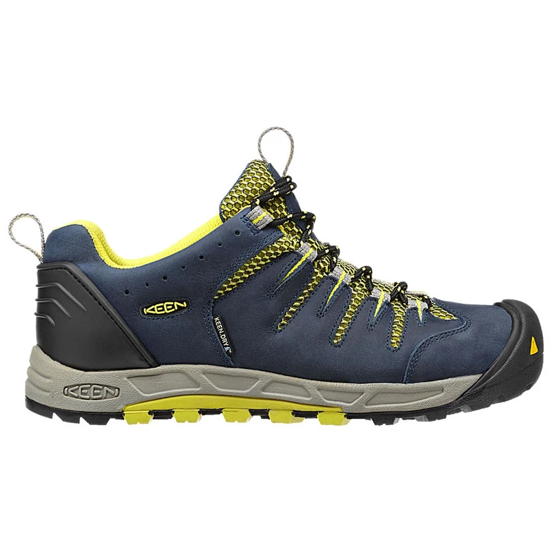 Keen Womens Bryce WP Shoes Ensign Blue Green Sheen Sportpursuit