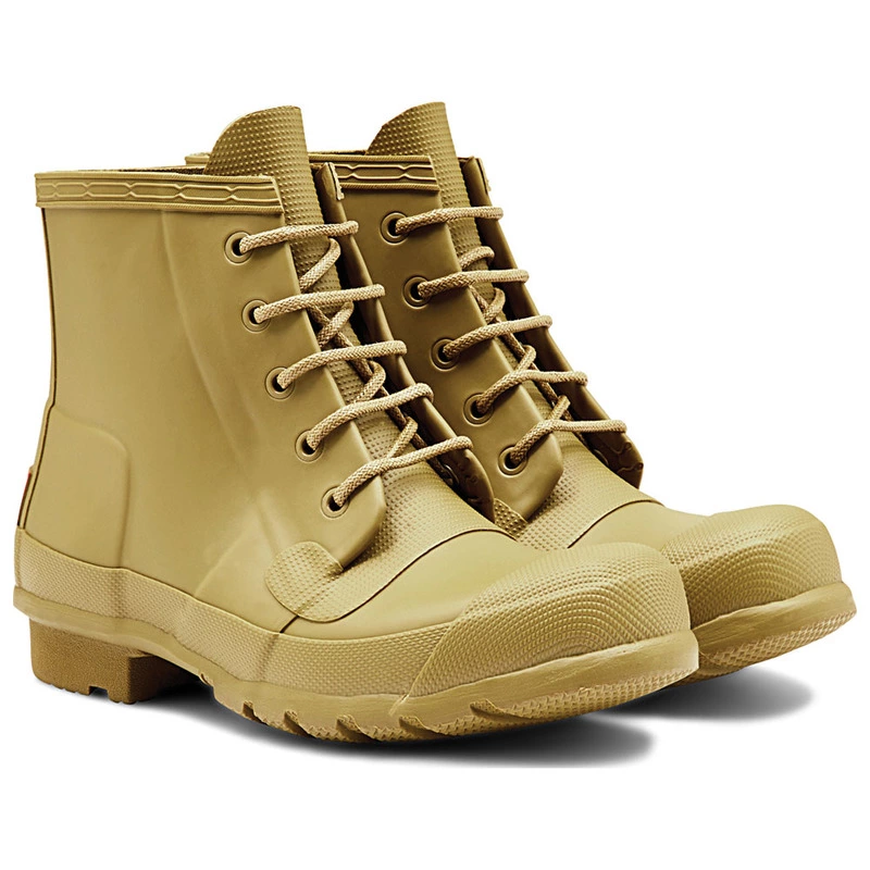 Hunter Womens Original Lace Up Boots Light Olive Sportpursuit